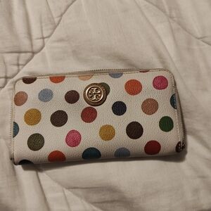 Tory Burch Colorful Dot Wallet
